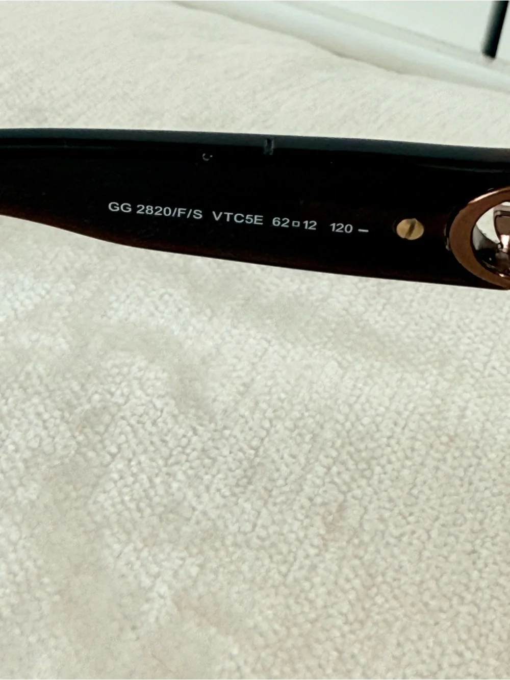 Gucci Brown Gradient Rimless Women's Sunglasses